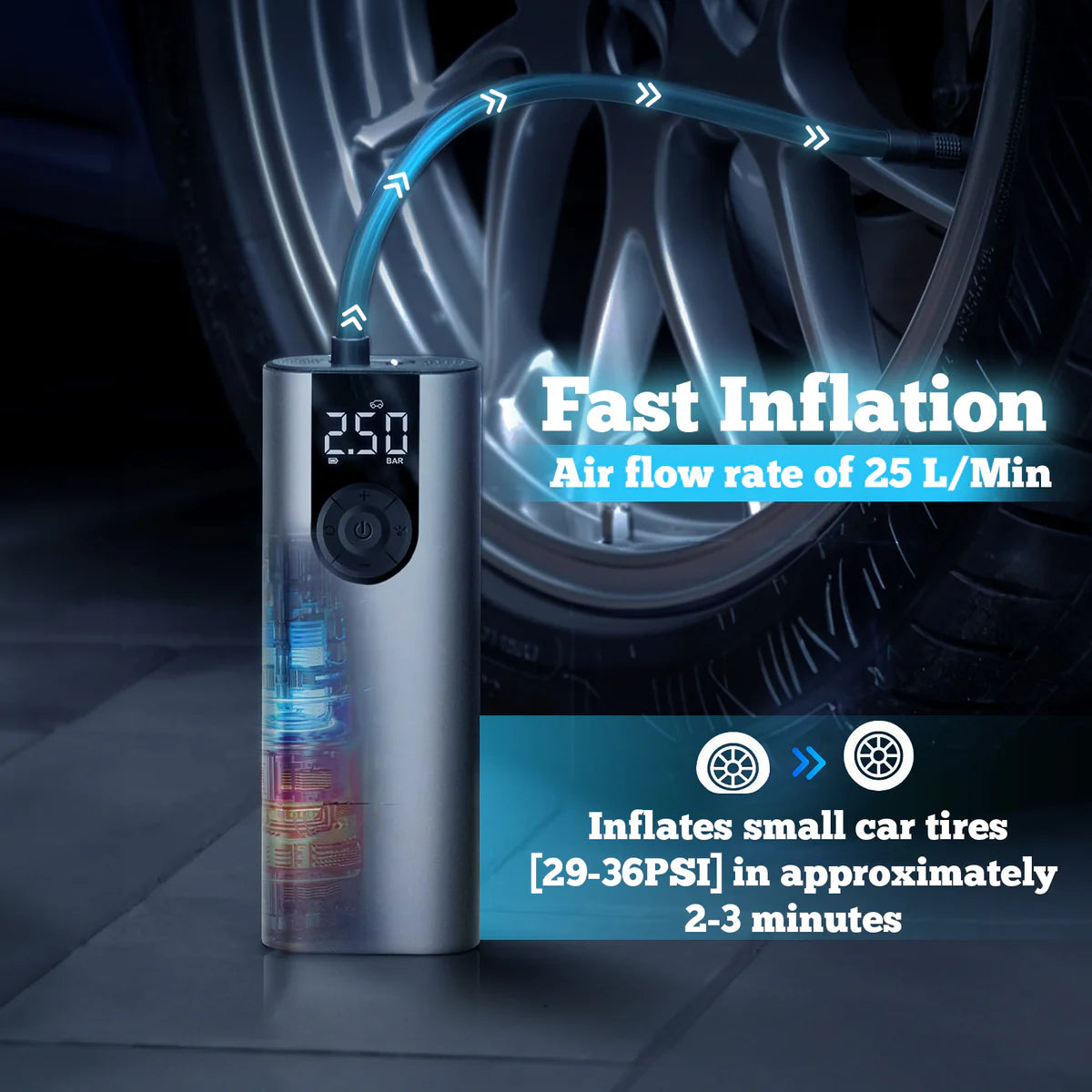 Modora™ Smart Tire Inflator Pro