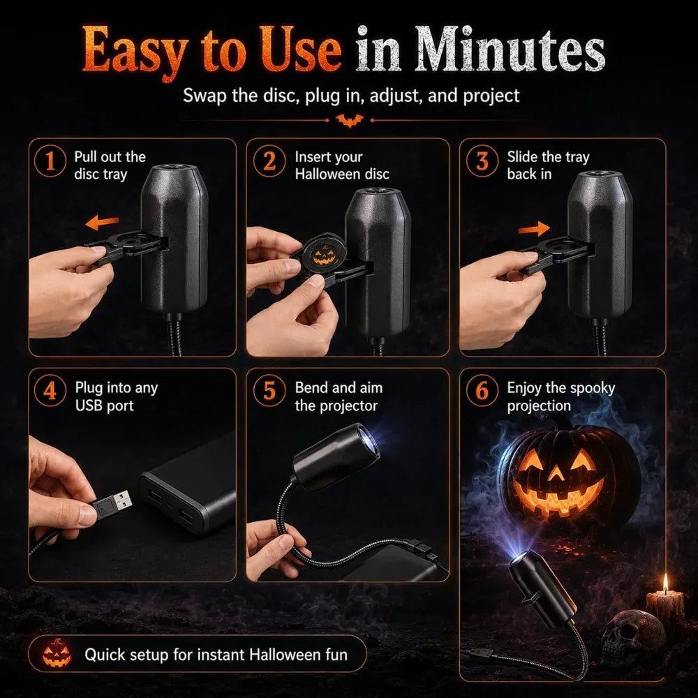 Modora™ Halloween Projector