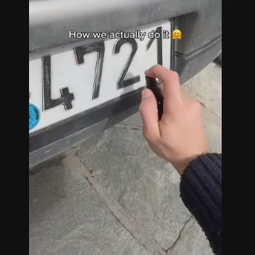 License Plate Reflective Spray
